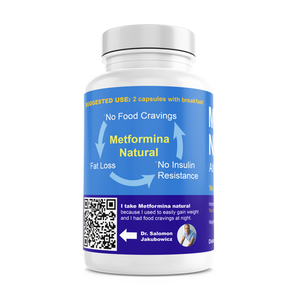 METFORMINA NATURAL - For Weight Loss - Fat & Glucose Metabolism Support - DR SALOMON